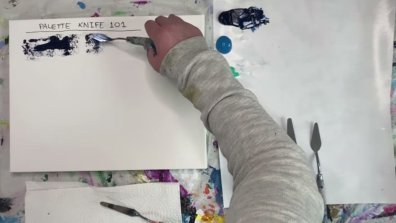 Step 5: Scumble for Broken Texture - How to Paint with a Palette Knife
