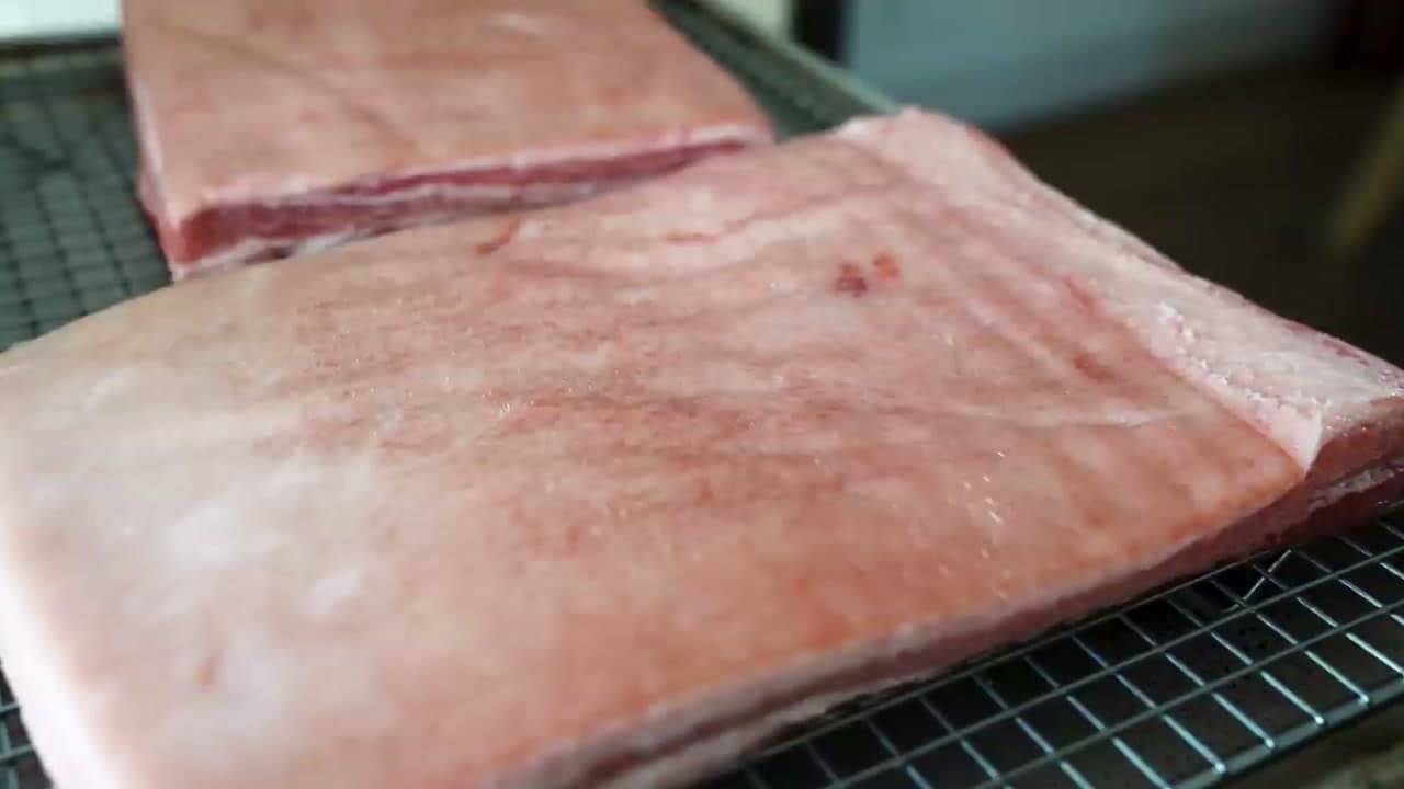 Step 1: Step 1: Dry-Brine the Pork Belly Overnight