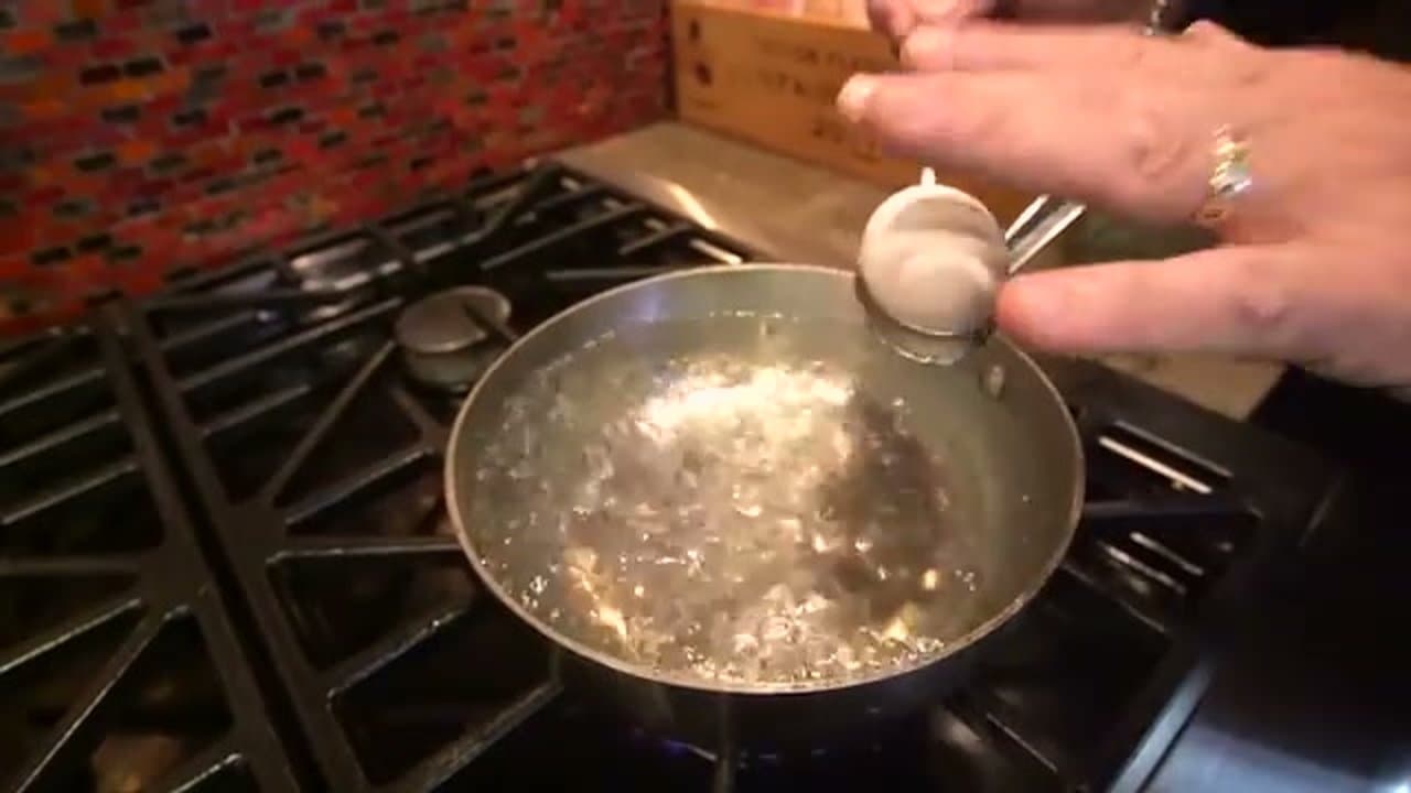 Step 2: Step 2: Bring water to a rolling boil