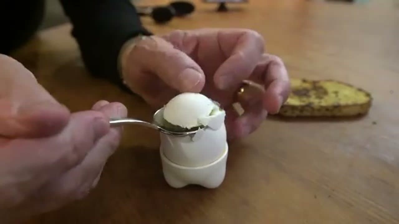 The finished result: How to Soft Boil an Egg