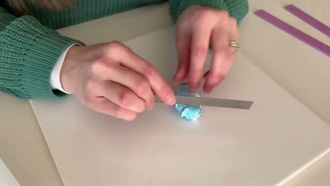 The finished result: How to Smooth Polymer Clay (Beginner Prep Guide)