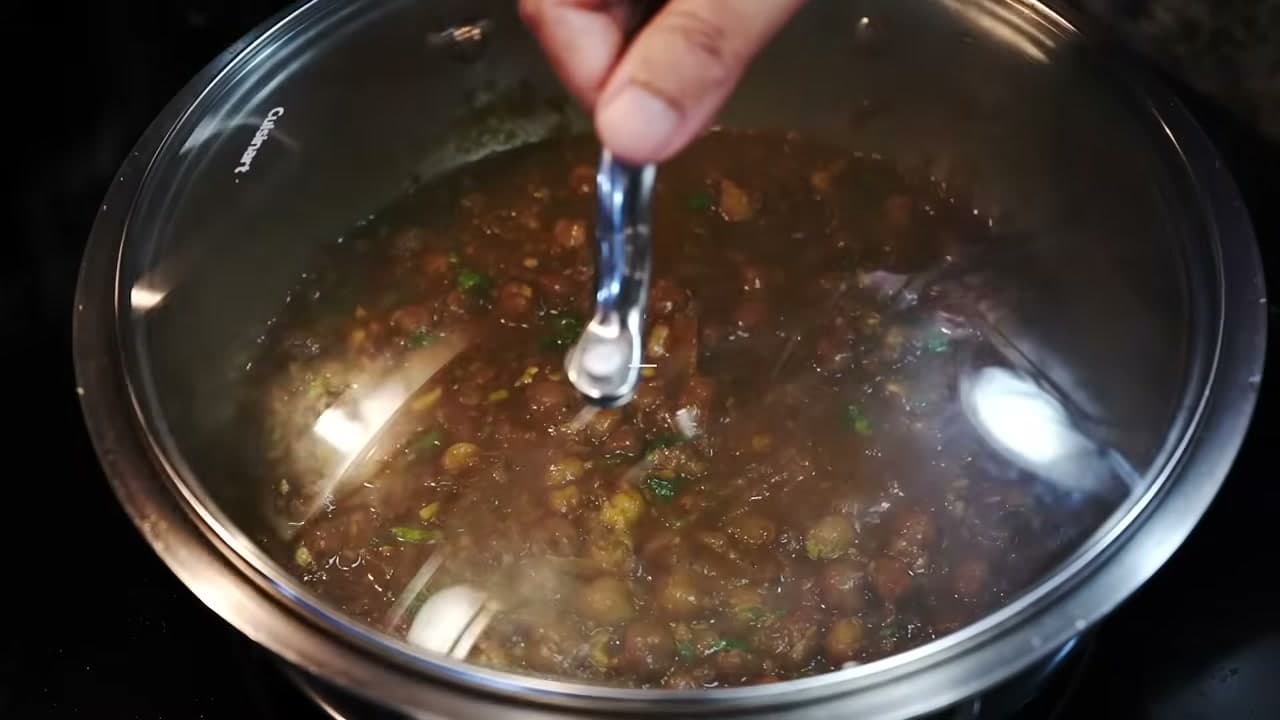 The finished result: How to Make Chana Masala