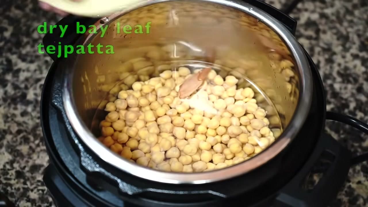 Step 3: Load the Pressure Cooker With Tea and Whole Spices - How to Make Chana Masala