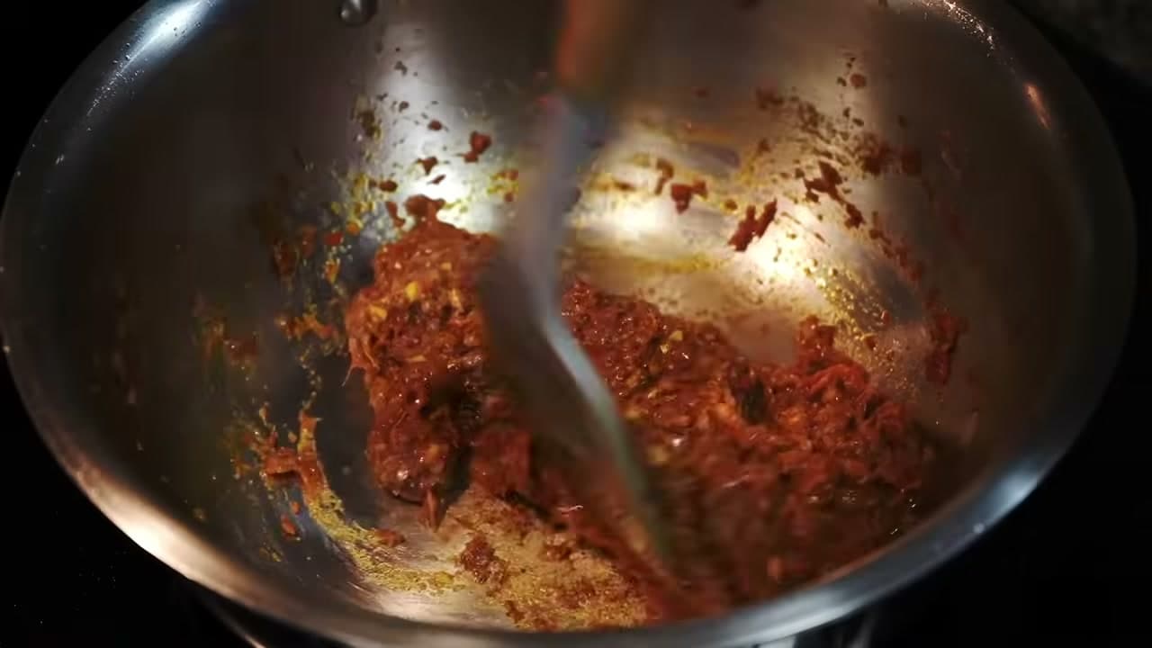 Step 9: Cook the Tomatoes Until the Oil Separates - How to Make Chana Masala