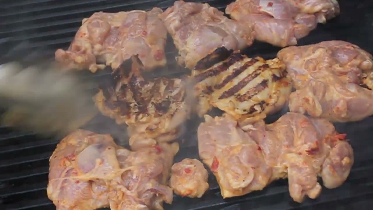 Step 5: Step 5: Grill 3 Minutes, Flip, Cook 5 Minutes, Then Turn 3 to 4 More Times