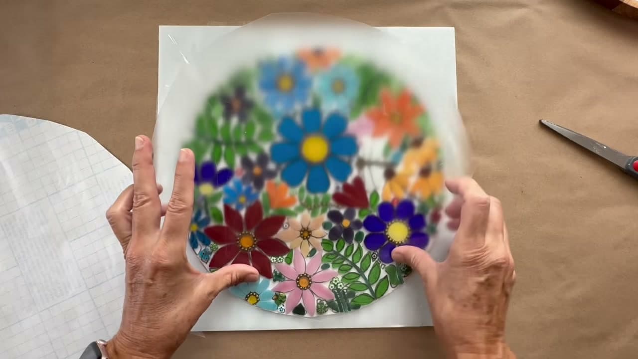 Step 5: Press a Second Sheet on Top - How to Lay Out a Mosaic Design