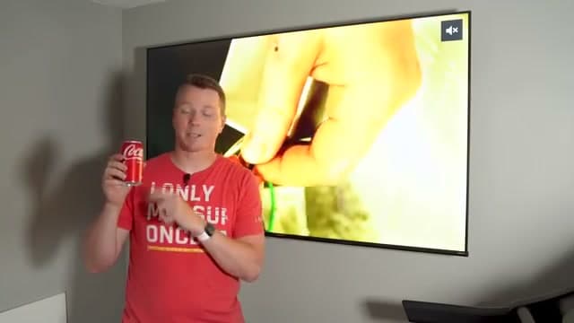 The finished result: How to Mount a TV on the Wall