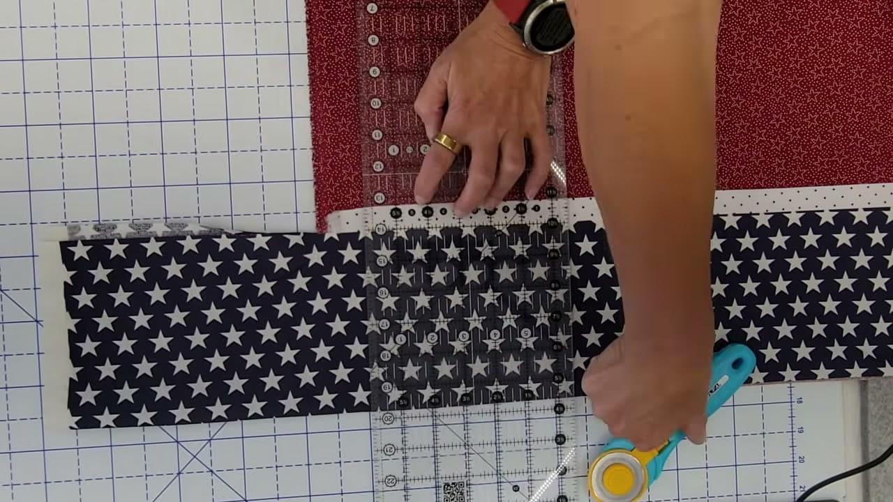 Step 6: Trim Both Sides Even with a Rotary Cutter and Ruler - How to Sew a Pillowcase with the Burrito Method