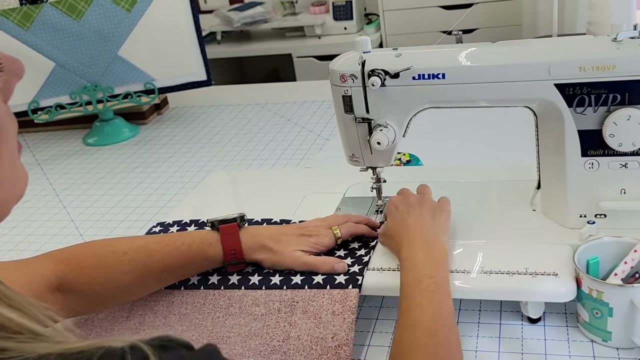 Step 7: Sew the French Seam Down the Side and Bottom - How to Sew a Pillowcase with the Burrito Method