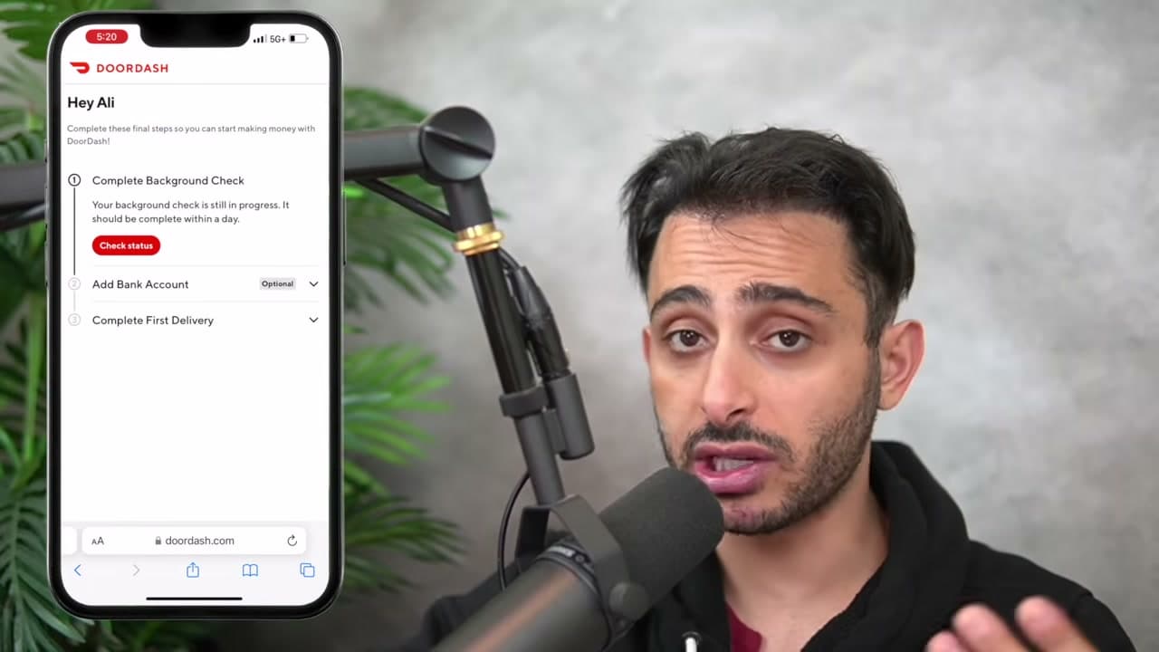 The finished result: How to Become a DoorDash Driver