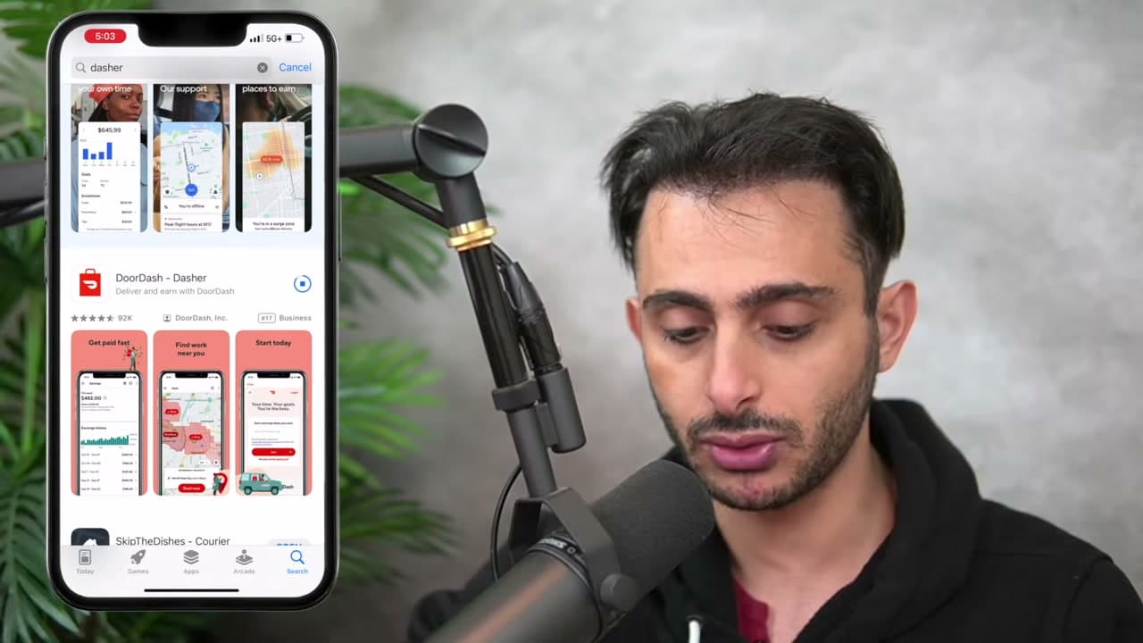Step 2: Tap Become a Dasher - How to Become a DoorDash Driver