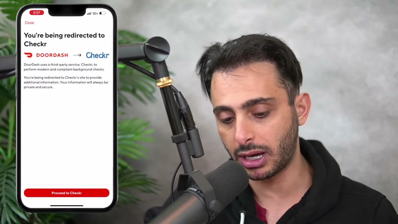 Step 8: Start the Background Check - How to Become a DoorDash Driver