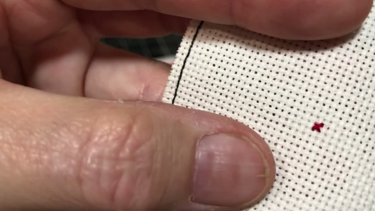 Step 6: Step 6: Make Your First X Stitch