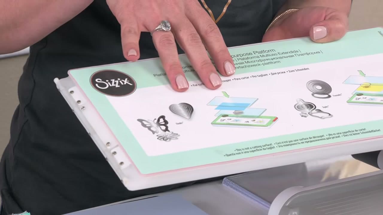 Step 2: Read the Sandwich Chart on the Platform - How to Use a Die Cutting Machine