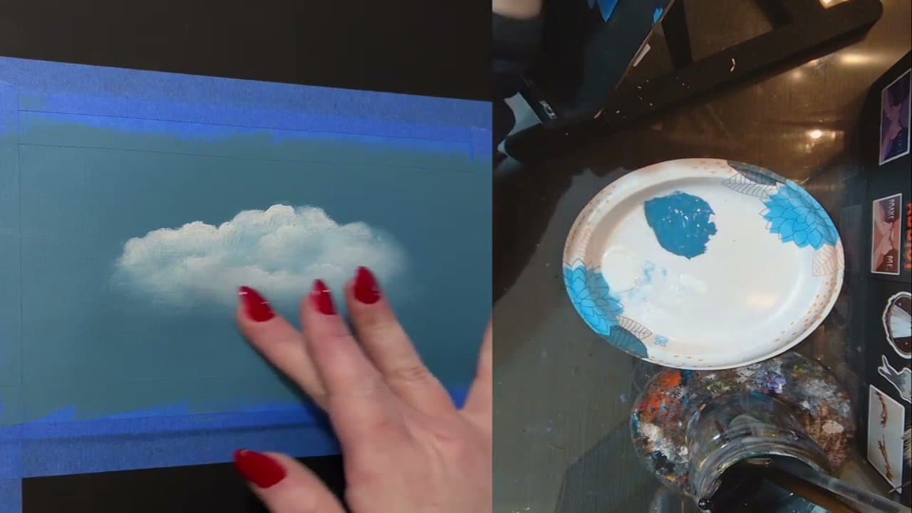 Step 6: Step 6: Blend and add wispy trails