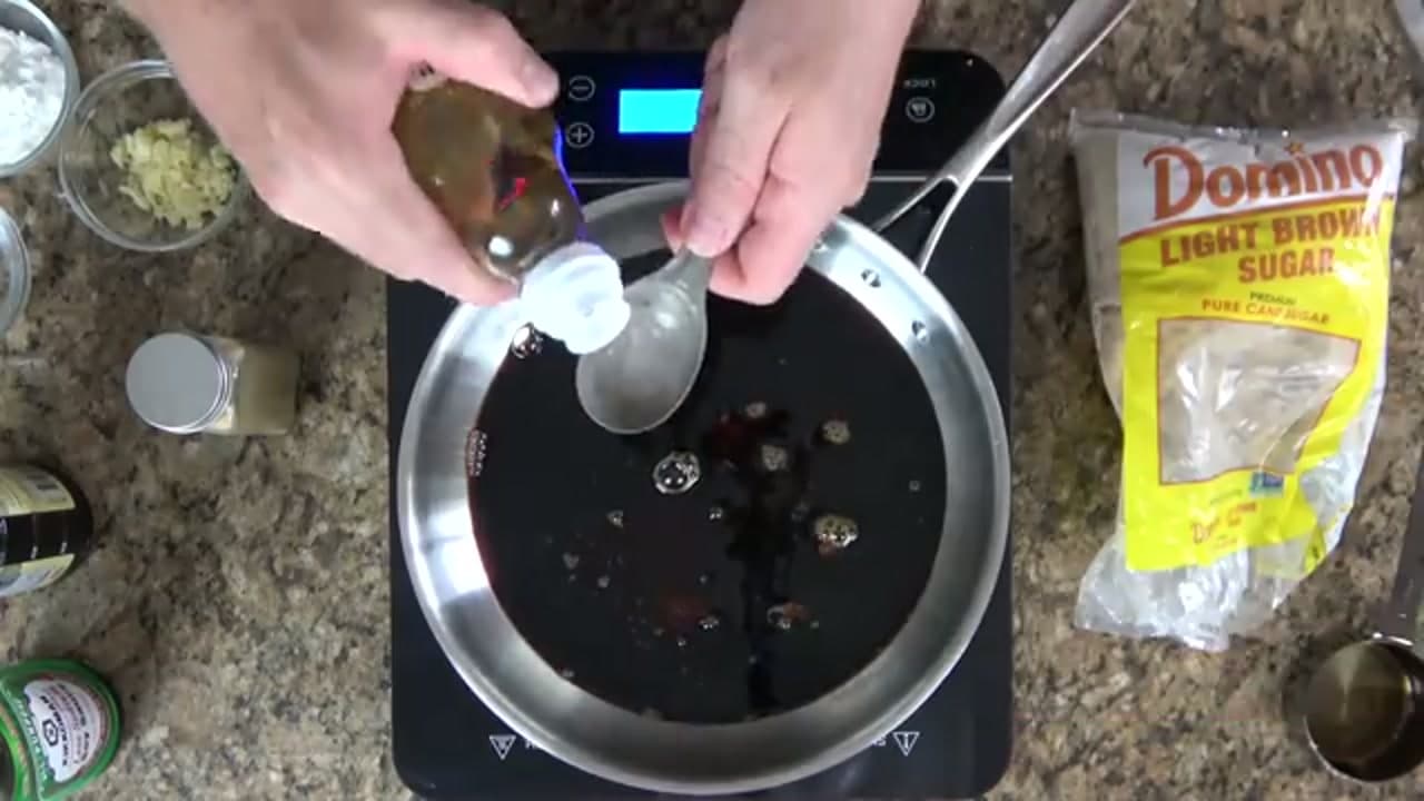 Step 3: Add Rice Vinegar and Ginger