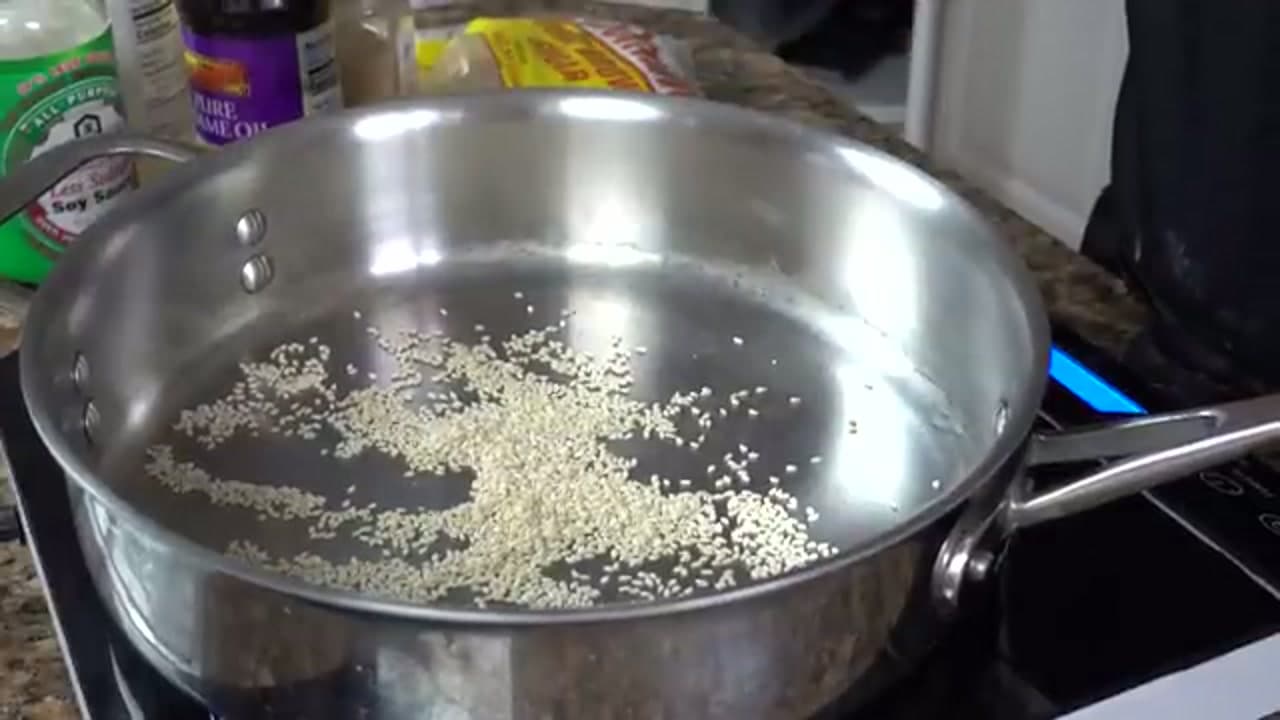 Step 7: Toast the Sesame Seeds