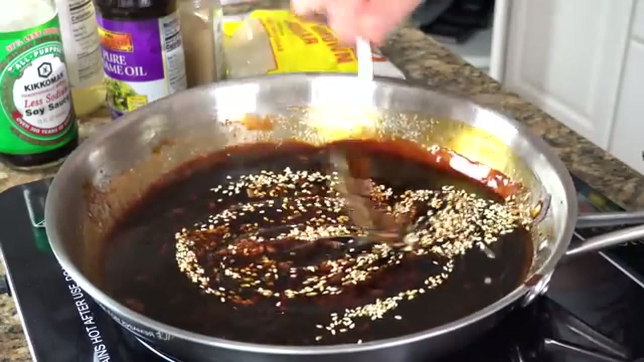 The finished result: How to Make Teriyaki Sauce