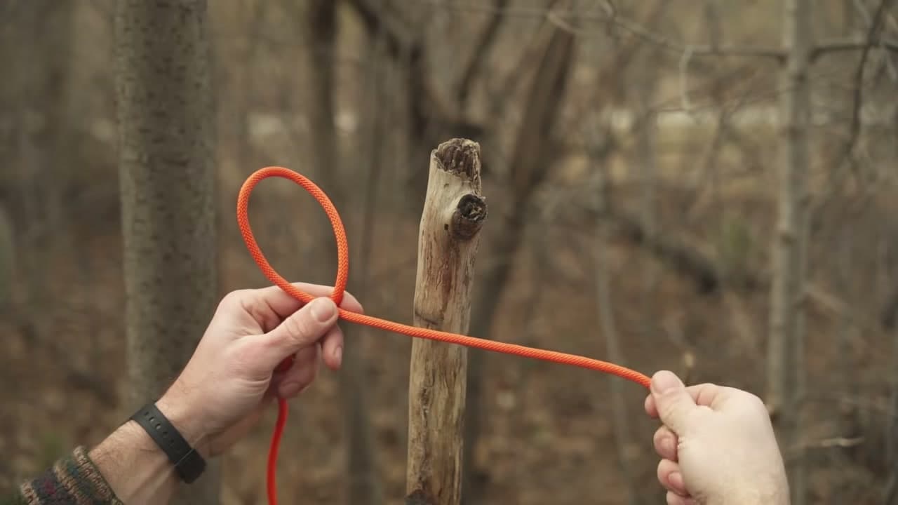 Step 6: Step 6: Tie It From the Middle of the Rope