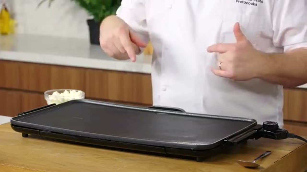 Step 4: Heat and Butter the Griddle