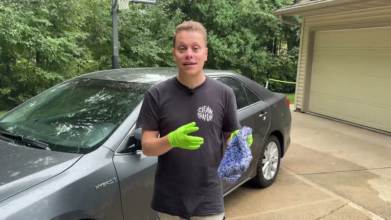 Step 6: Wash Top Down in Straight Lines