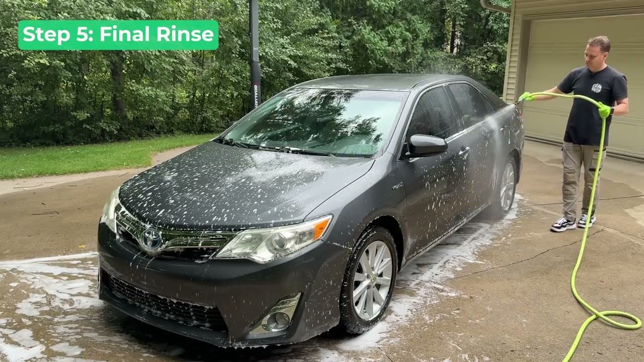 How to Wash a Car at Home