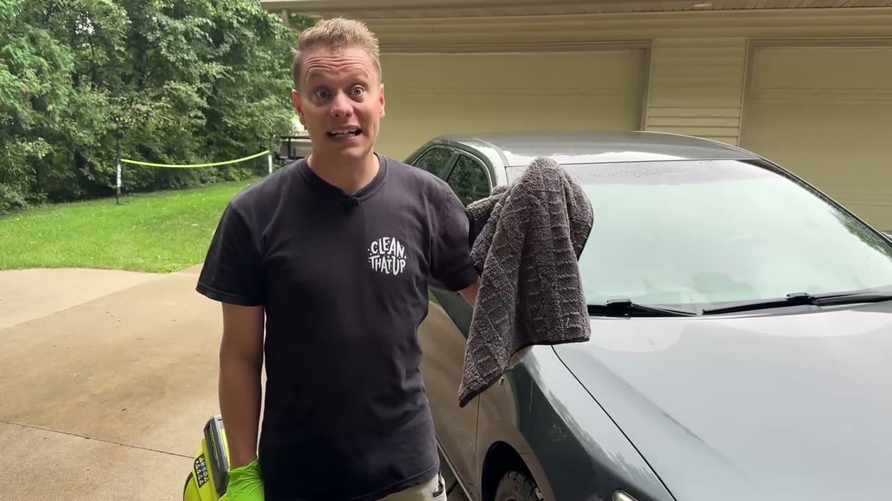 The finished result: How to Wash a Car at Home