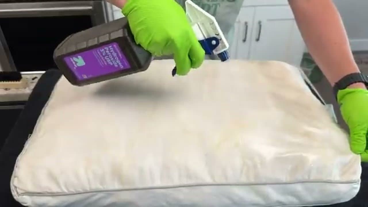 Step 2: Pre-Treat the Yellow Stains