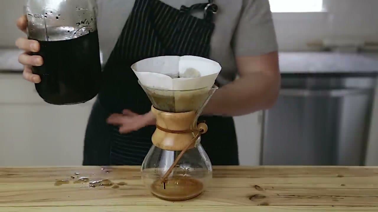 The finished result: How to Make Cold Brew Coffee