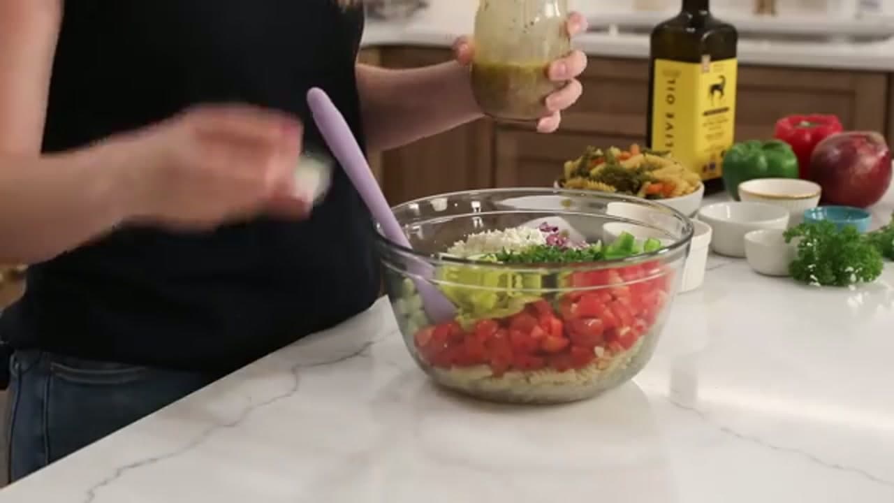 Step 6: Pour in the Dressing and Toss