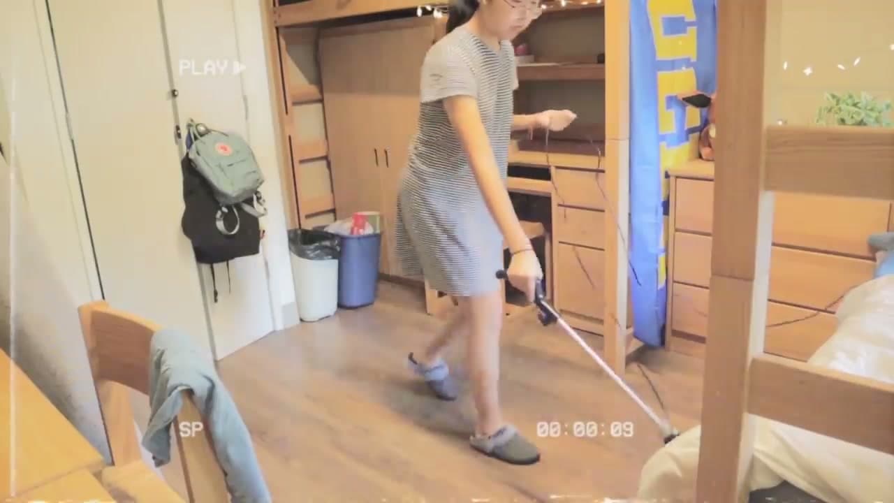 Step 8: Step 8: Cleaning and laundry (Tide pods, mini vacuum, long-handle broom)