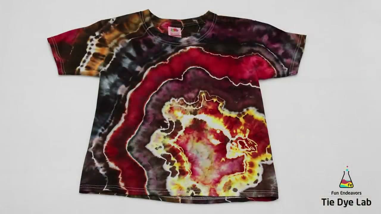 How to Ice Dye a Geode T-Shirt (Single Geode Method)