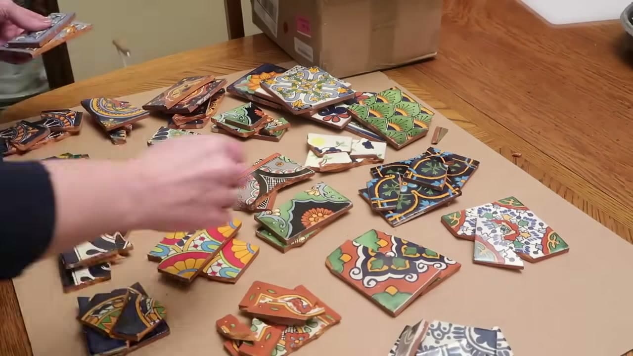 Step 2: Step 2: Break the Tiles Into Pieces