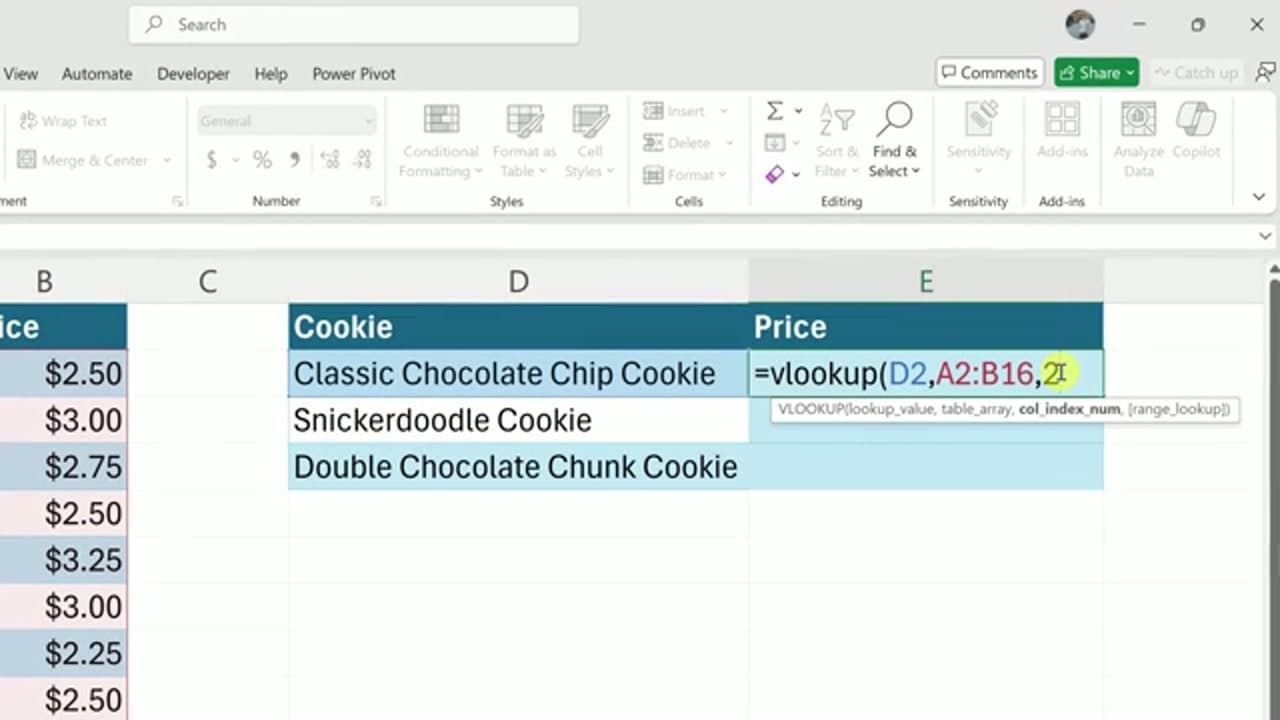Step 4: Tell Excel Which Column Holds the Answer