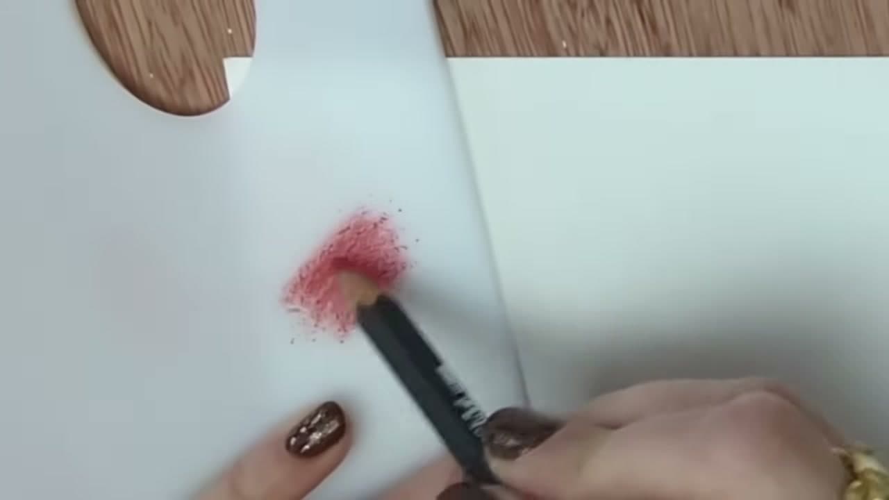 Step 1: Turn the Pencil into Paint on a Palette - How to Use Watercolor Pencils