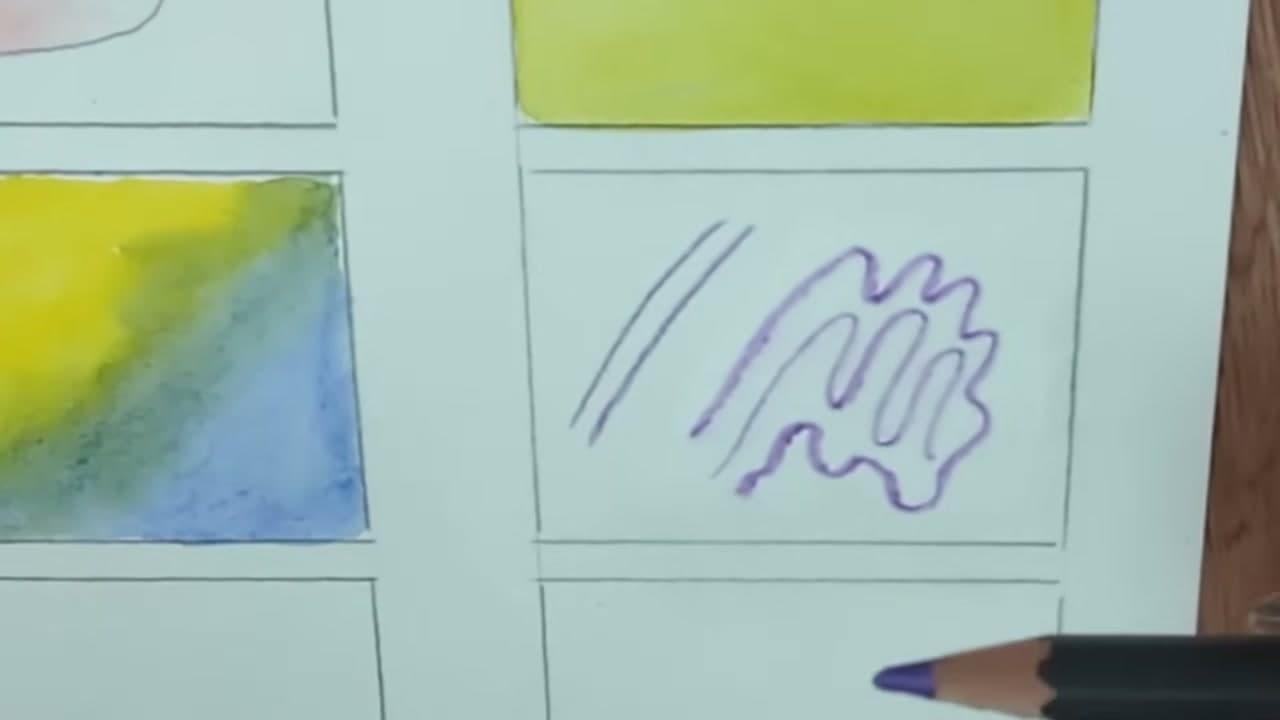 Step 11: Draw Straight onto Wet Paper - How to Use Watercolor Pencils
